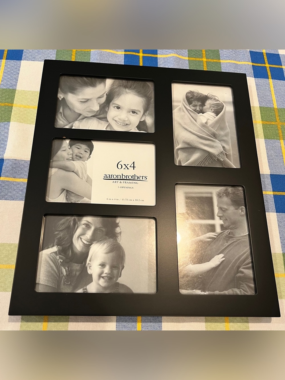 Black 6x4 Multi-Opening Photo Frame
